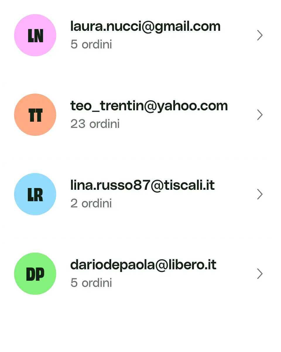 Contatti e clienti